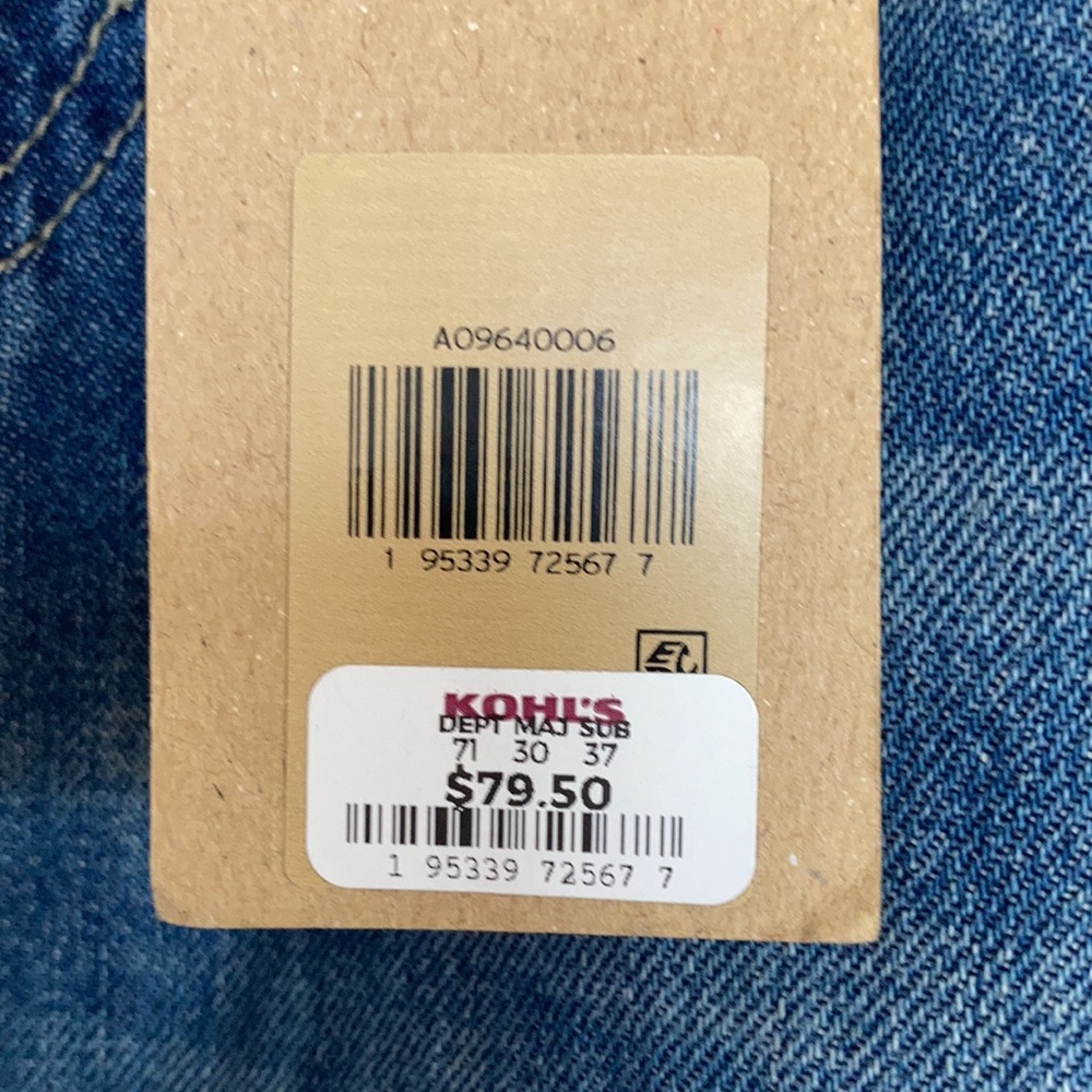 Relisted Levi’s low pro distressed midrise straight leg cotton jean size 28 - Picture 12 of 16